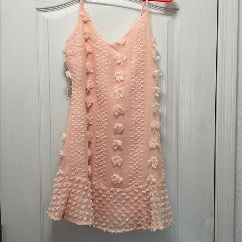 NWT Pink flower dress